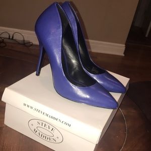 Blue Steve Madden Stilettos